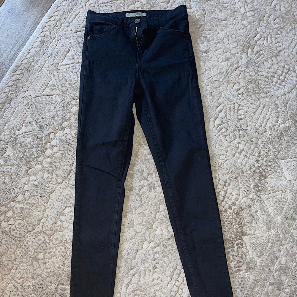 Topshop black Jamie jeans